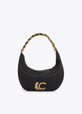 Half Moon Bag with Animal LC and Chain