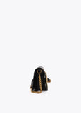 Animal Studded Flap Crossbody Bag