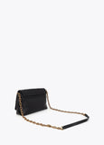 Crossbody Bag with Quilted Flap Logo
