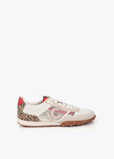 Mesh and Fabric Sneakers
