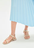 Asymmetrical Pleated Skirt