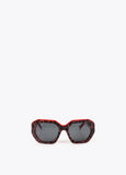 Bicolor Rectangular Sunglasses