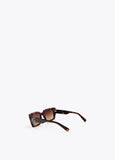 ls2609008-Rectangular Sunglasses with Leopard Logo-Brown-Brown