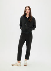 Scuba sweatshirt with front rhinestones