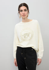 Sweater with Rhinestones