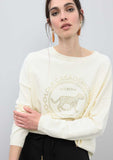 Sweater with Rhinestones