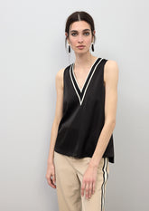 V-neck Knit Top