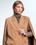 Cape-style blazer