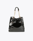 Shiny tote bag