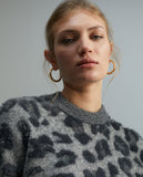 سترة بنقشة جلد حيوانات