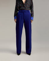 Straight fit suit trousers