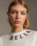 T-shirt with rhinestone detail