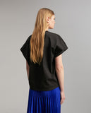 T-shirt with rhinestone detail