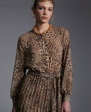 Animal print dress