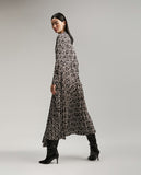 Two-tone monogram dress