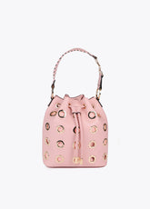 Bag with Circular Metallic Eyelets