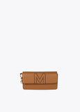 Embossed Faux Leather Baguette Crossbody