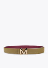 Reversible Belt with M Buckle