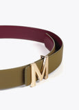 Reversible Belt with M Buckle