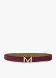 Reversible Belt with M Buckle