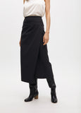 Ruched Asymmetric Skirt