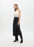 Ruched Asymmetric Skirt