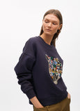 Animal Embellished Sweatshirt
