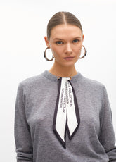 Sweater with Neck Scarf