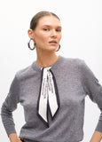 Sweater with Neck Scarf