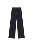 Straight Trousers with Pinstripe Elastic