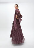 Pleated Long Logo Dress
