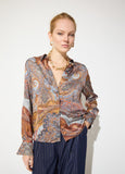 mf2615011-Regular printed shirt with contrasting piping-Blue-Multicolor