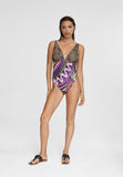 MS2410001-Black-Lilac-Combined print swimsuit