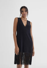 MS2415013-Black-Long fringed top