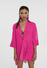 MS2416042-Fuchsia-Short kaftan