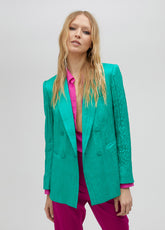 Rough textured blazer