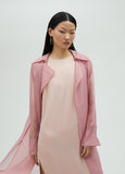 Organza trench coat