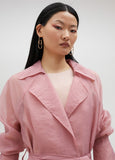 Organza trench coat