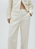 Rhinestone detail trousers