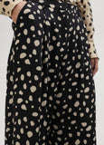 Polka dot palazzo trousers