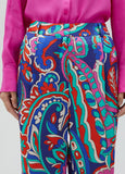 Paisley print trousers