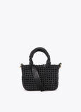 Knotted Faux Leather Crossbody Bag