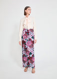 Long Flower Sequin Skirt (Special Arabia Length)