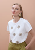Flower and Jewelry T-shirt