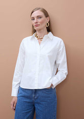 Poplin Shirt with Estras Details
