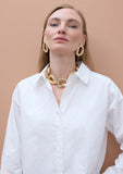 Poplin Shirt with Estras Details
