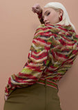 Long Sleeve Serpentine Print Shirt