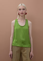 Round Neck Top with Piping Detail
