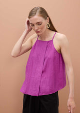Thin Strap Top with Front Flap