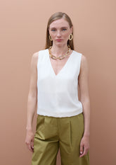 V-neck Strap Top